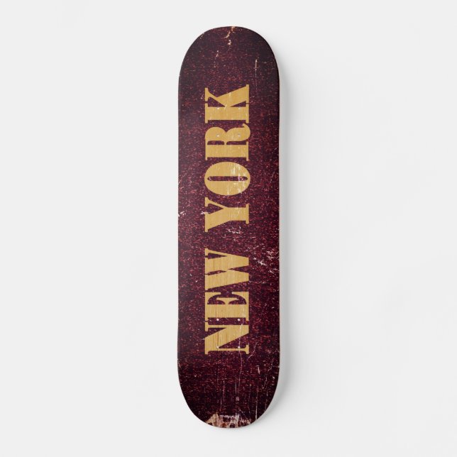 Vintage de Nueva York - Skateboard (Anverso)