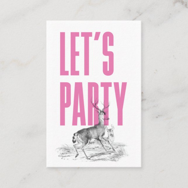 Vintage Deer Ticket (Anverso)