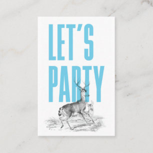 Vintage Deer Ticket