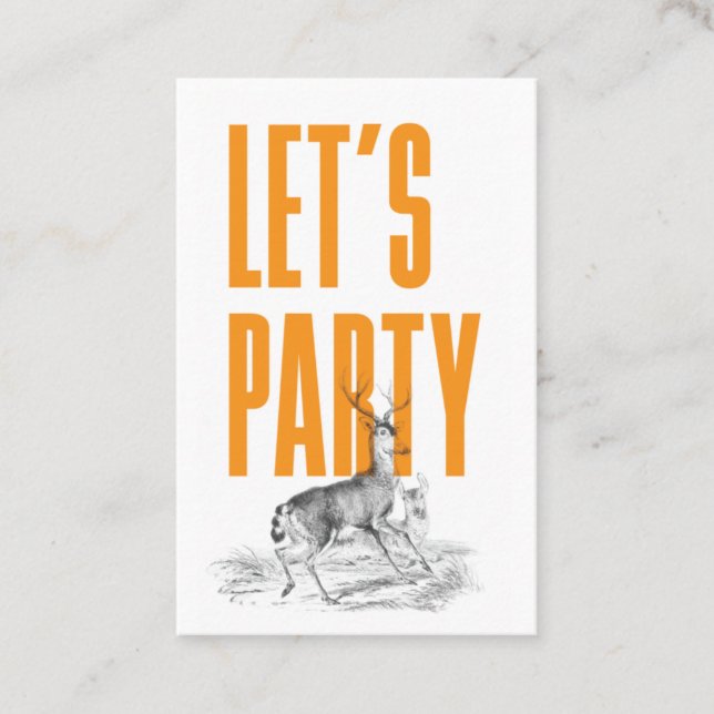 Vintage Deer Ticket (Anverso)