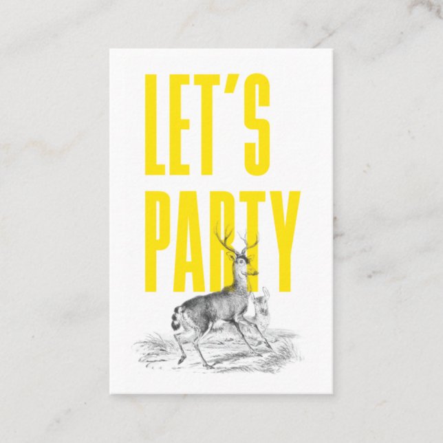 Vintage Deer Ticket (Anverso)