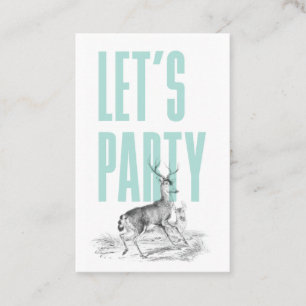 Vintage Deer Ticket