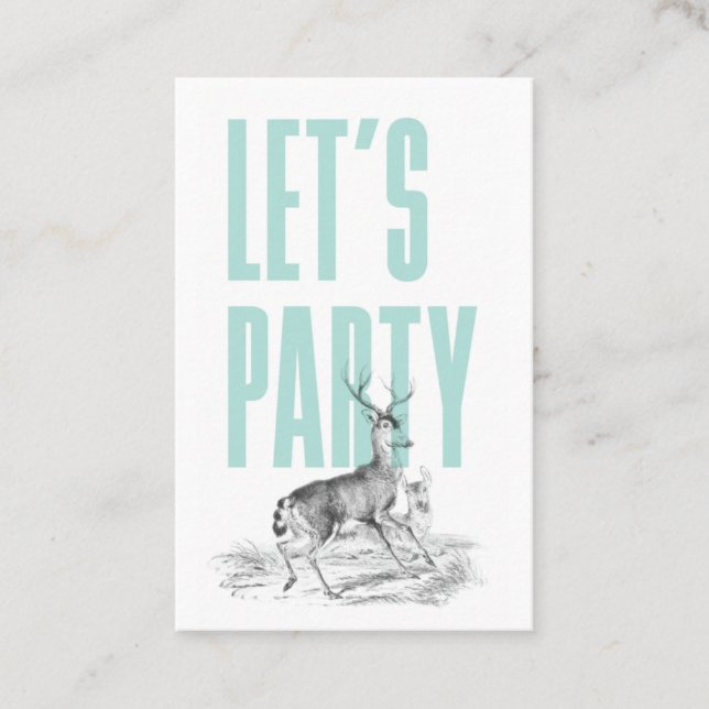 Vintage Deer Ticket (Anverso)