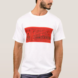 Vintage del rape del top rojo de Pearson
