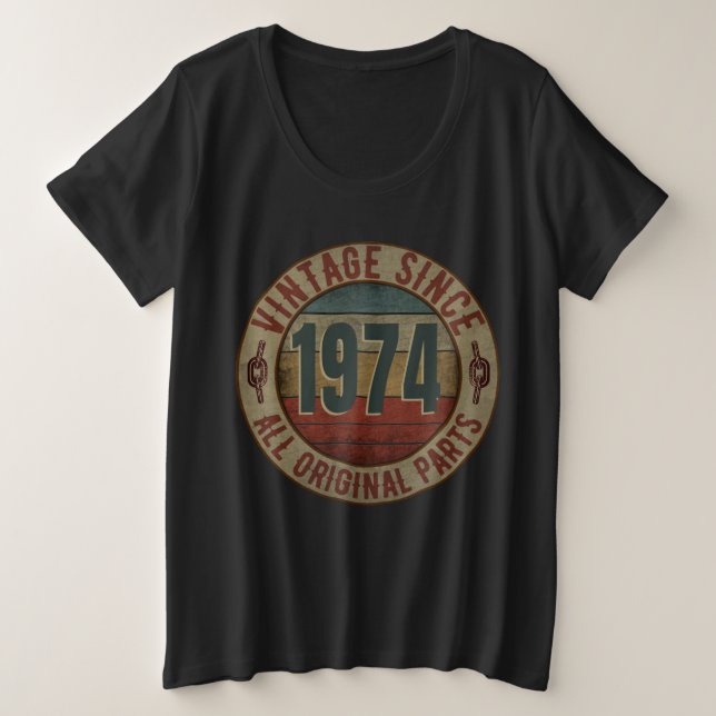 VINTAGE DESDE 1974 TODAS LAS PIEZAS ORIGINALES. (Anverso del diseño)