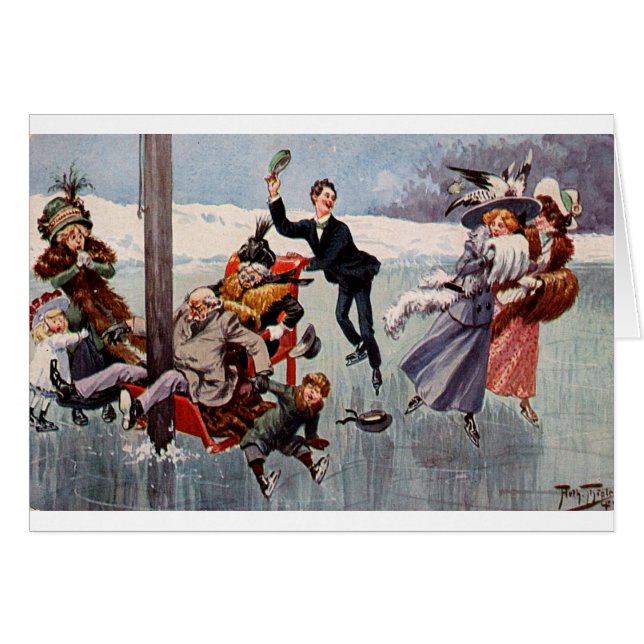 Vintage - Distracción sobre el hielo, (Anverso (Horizontal))