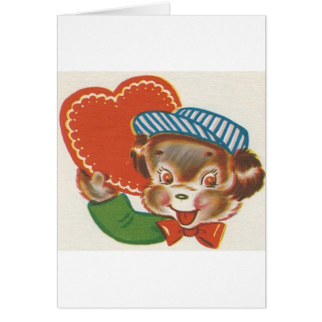Vintage Dog Valentine (Frente)