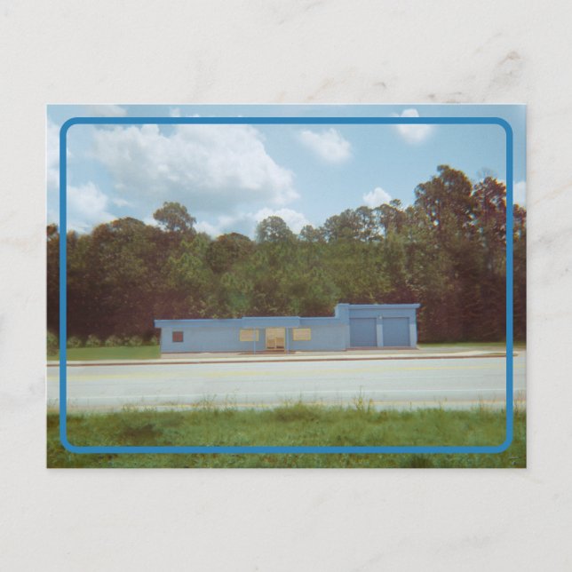 Vintage Drive a través de postal (Anverso)