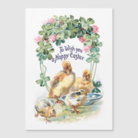 Vintage Ducklings de Pascua, Chicas y Trinco