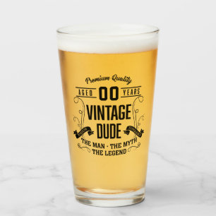 Vintage Dude Personalizado Age