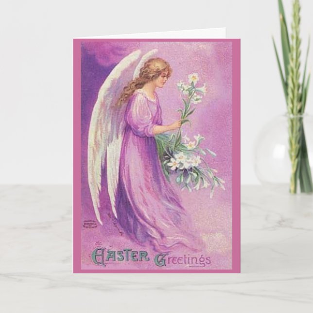 Vintage Easter Greetings - Tarjeta (Anverso)
