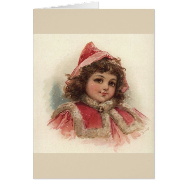 Vintage - El equipo invernal de la niñita, (Frente)