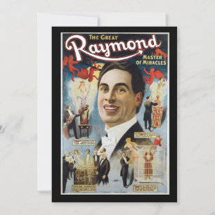 Vintage El Gran Raymond, maestro de los milagros
