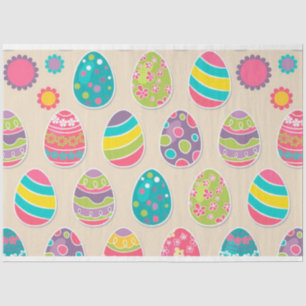 Vintage Elegant Moderno Papel Tejido De Pascua