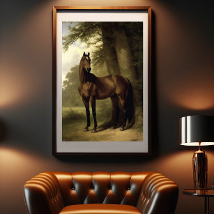 Vintage Equestria Horse Paisaje Digital Arte