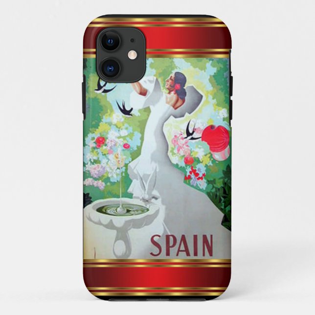 Vintage España, Funda de IPhone 5 Funda-mate (Reverso)