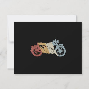 Vintage estilo retro de motocicleta