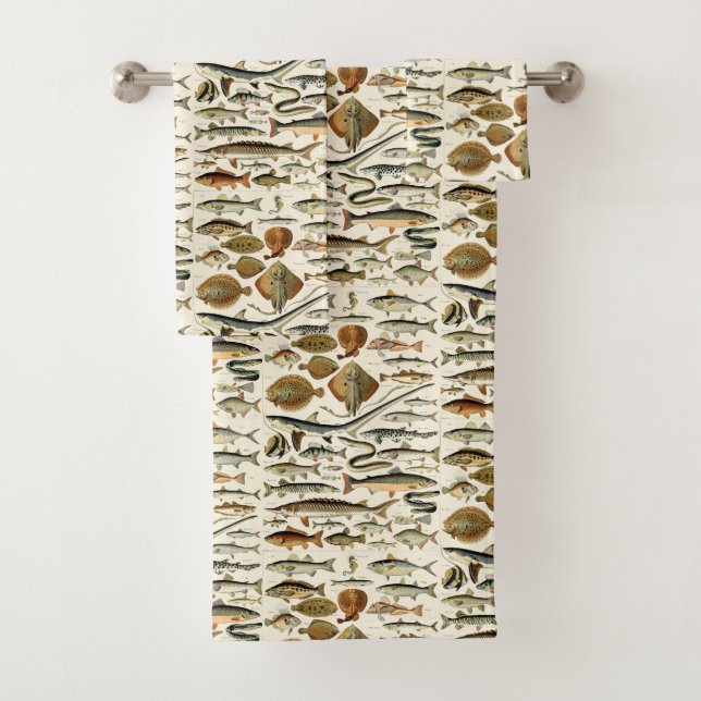 Vintage Fish by Adolphe Millot (In situ)