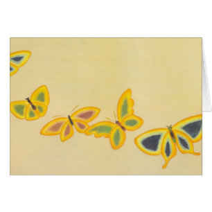 Vintage Five Butterflies - Tarjeta