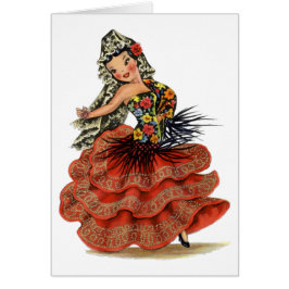 Vintage flamenco Vestido vestido tradicional