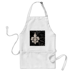 Vintage Fleur de Lis... delantal
