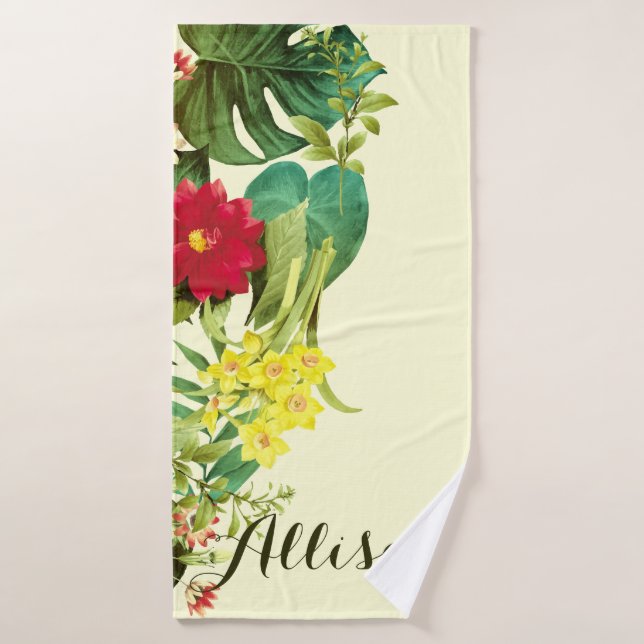 Vintage Floral (Toalla de baño)