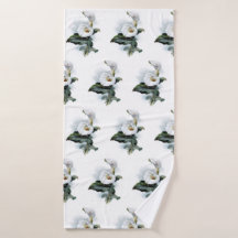 Vintage Floral Calla Lily Elegant Baño Decoración