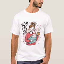 Vintage floral Día de la madre camiseta