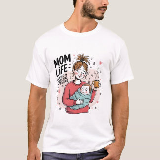 Vintage floral Día de la madre camiseta