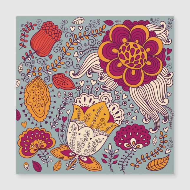 Vintage Floral Elegante Fondo (Anverso)