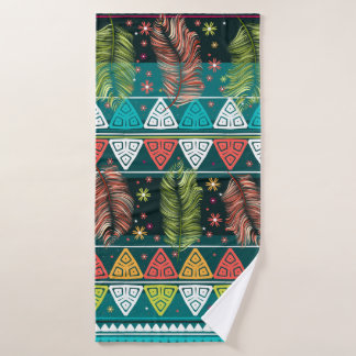vintage floral étnico sin fisuras en doodle s