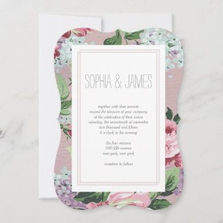 Vintage Floral | Invitación a la boda