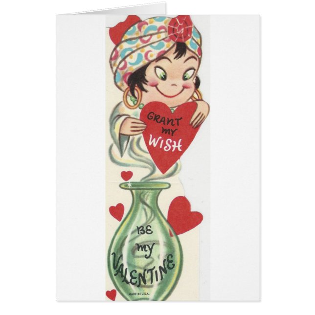 Vintage Genie Valentine (Frente)