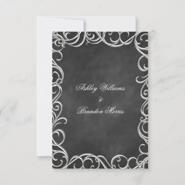 Vintage Gothic RSVP (Anverso)