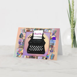 Vintage Gracias Tarjeta De Saludo