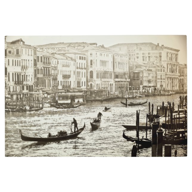 VINTAGE GRAND CANAL Arte Metalizado (Anverso)