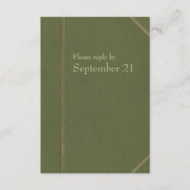Vintage Green Book Rsvp