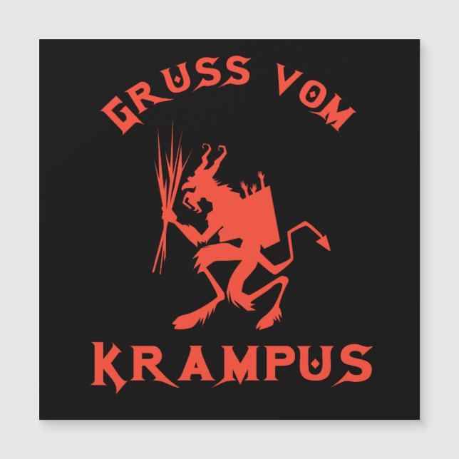 Vintage Gruss vom Krampus (Anverso)