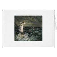 Vintage - hada del mar tempestuoso,