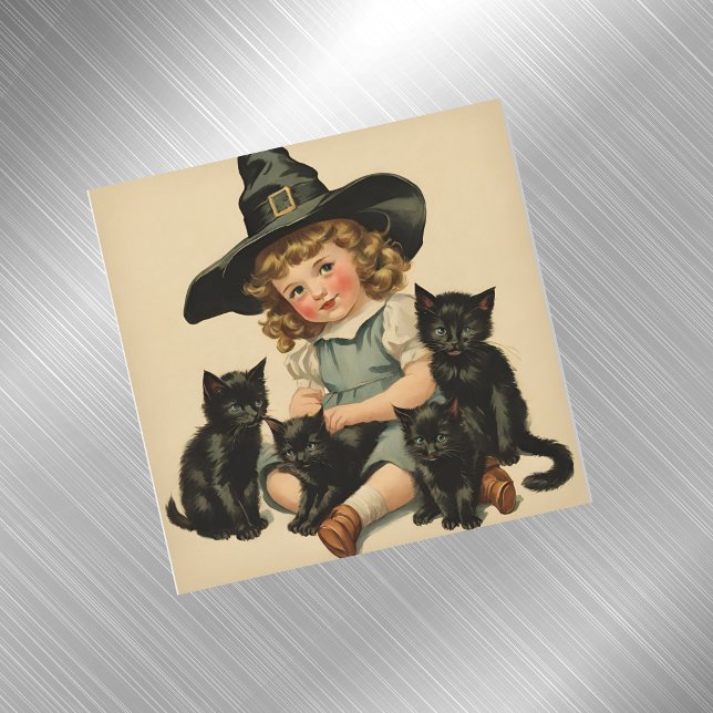 vintage Halloween cutie no 2 - tarjeta magnética (Subido por el creador)