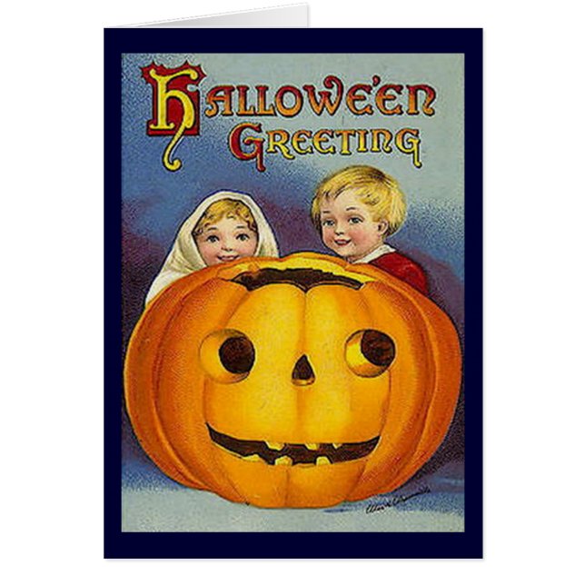 Vintage Halloween Greetings (Frente)