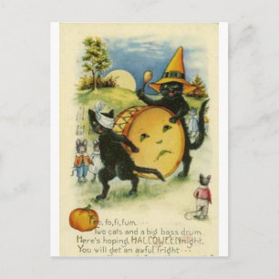 Vintage Halloween Tarjetas de felicitación clásica