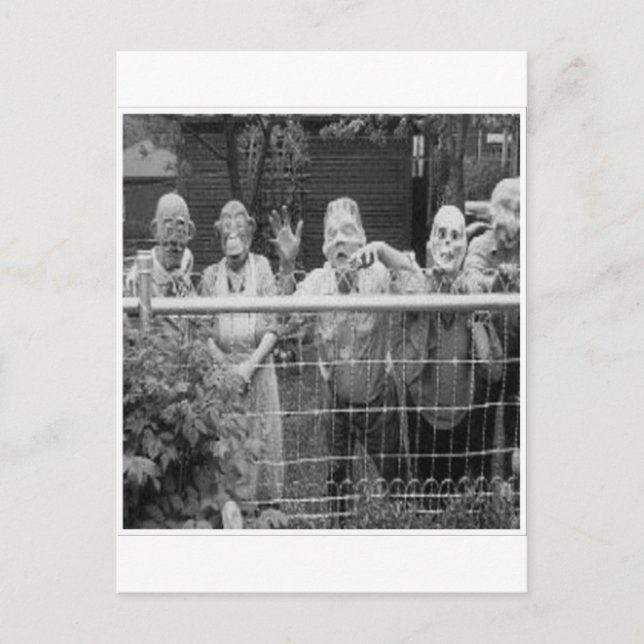 Vintage Halloween Tarjetas de felicitación clásica (Anverso)