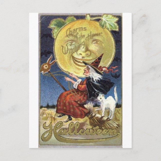 Vintage Halloween Tarjetas de felicitación clásica