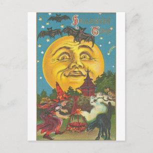 Vintage Halloween Tarjetas de felicitación clásica