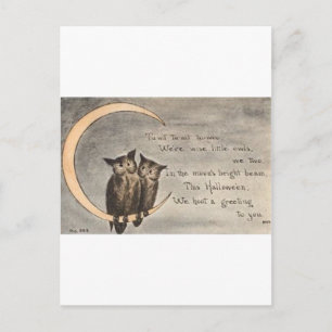 Vintage Halloween Tarjetas de felicitación clásica