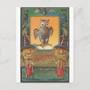 Vintage Halloween Tarjetas de felicitación clásica