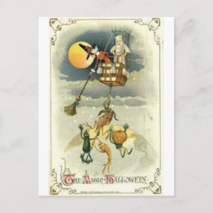 Vintage Halloween Tarjetas de felicitación clásica
