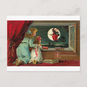 Vintage Halloween Tarjetas de felicitación clásica