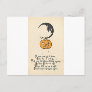 Vintage Halloween Tarjetas de felicitación clásica